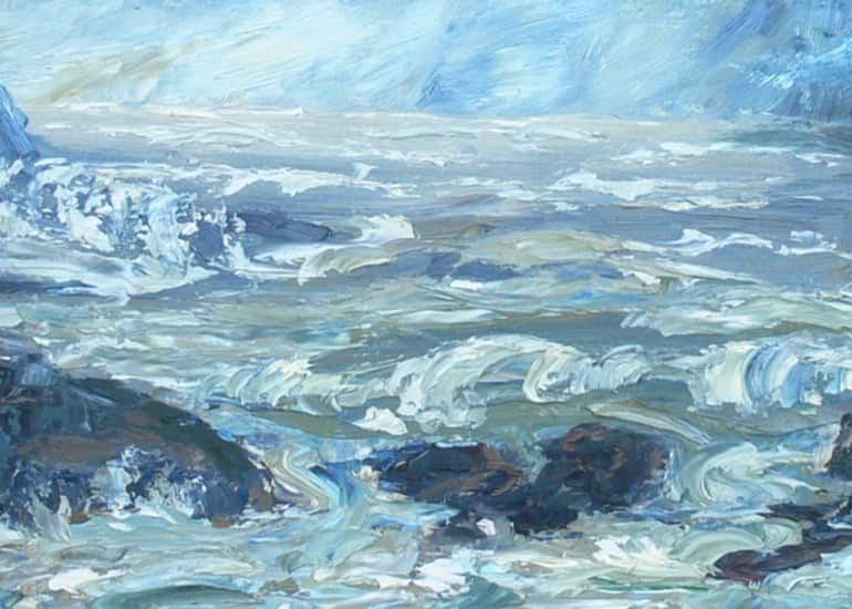 1966 Framed Oil on Board E Gray Morris